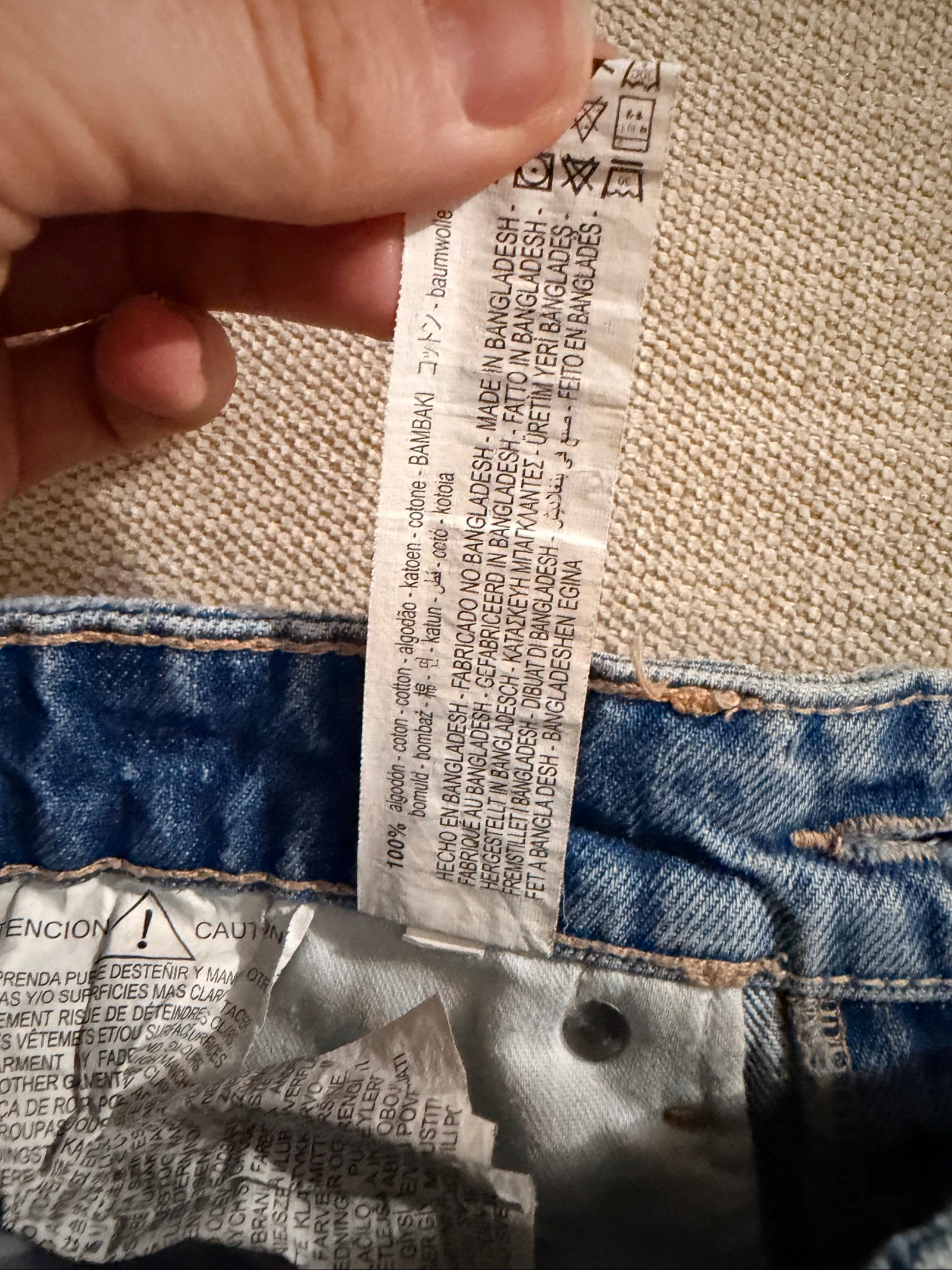 Hoge taille uitgefranjede jeansshorts Zara - Maat S / EUR 36 – photo 8